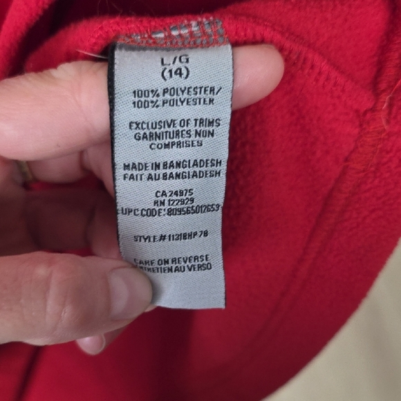 NHL Montreal Canadiens Red & Blue Fleece Hoodie – Official Licensed Team Apparel - Picture 7 of 8